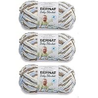 Bulk Buy: Bernat Baby Blanket Yarn (3-Pack) Little Cosmos 161103-3128