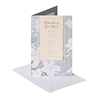 American Greetings Sympathy Card for Loss of Mother (Remembering You Mom)