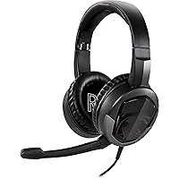 MSI Gaming Detachable Microphone Lightweight and Foldable Headband Design Gaming Headphone (Immerse GH30 V2), Black, Large