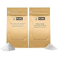 Pure Original Ingredients Vitamin C Powder and Citric Acid Powder