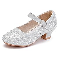 Flower Girls Wedding Party Heel Princess Shoes Flats for Kid Toddler