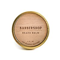 TBB Barbershop Beard Balm for Men | Tame & Style Your Beard | Beard Conditioner with Shea Butter, Jojoba Oil, Argan Oil (2 Oz.)