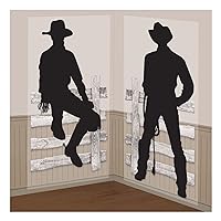 Black Silhouette Cowboys Scene Scetter Add-Ons - 65