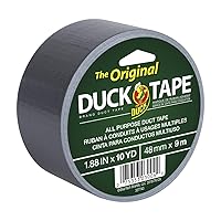 The Original Duck Tape Brand 761288 Duct Tape, 1-Pack 1.88 Inch x 10 Yard Silver
