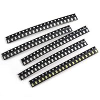 EDGELEC 20pcs 0402 0603 0805 1206 Pre Wired SMD LED Light Emitting Diode Micro Litz Length 7.8in Soldered White Red Green Yellow Blue Orange Pink UV 20pcs DC 3V 0402 White Prewired Mini Lights 