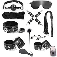 LEQC 26 pc BDSM Bed Restraints for Sex, Leather Bondage  Restraints Kits Kinky Sex Toys,Gang Ball Play, Vibrators Massagers, Sex  Things for Couples Kinky for Bed, Bondage kit for Couples Sex 