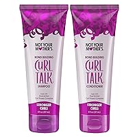 Not Your Mother's Curl Talk Bond Building Shampoo and Conditioner (2-Pack) - 8 fl oz - Strengthening Shampoo and Conditioner Set for Curly Hair