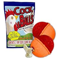 Cock N Balls Bath Time Adventure Kit - Funny Gift for Men and Women - Stocking Stuffer, Adult Gift Baskets, Dirty Santa, Bath Bomb, Bath Products, Spa Gifts for Men, Gag Gifts for Husband