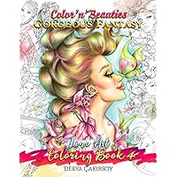 Color'n'Beauties Gorgeous Fantasy Line Art Coloring Book 4: Featuring Beautiful Female Characters, Fairy & Elf Illustrations & more to color! Color'n'Beauties Gorgeous Fantasy Line Art Coloring Book 4: Featuring Beautiful Female Characters, Fairy & Elf Illustrations & more to color! Paperback