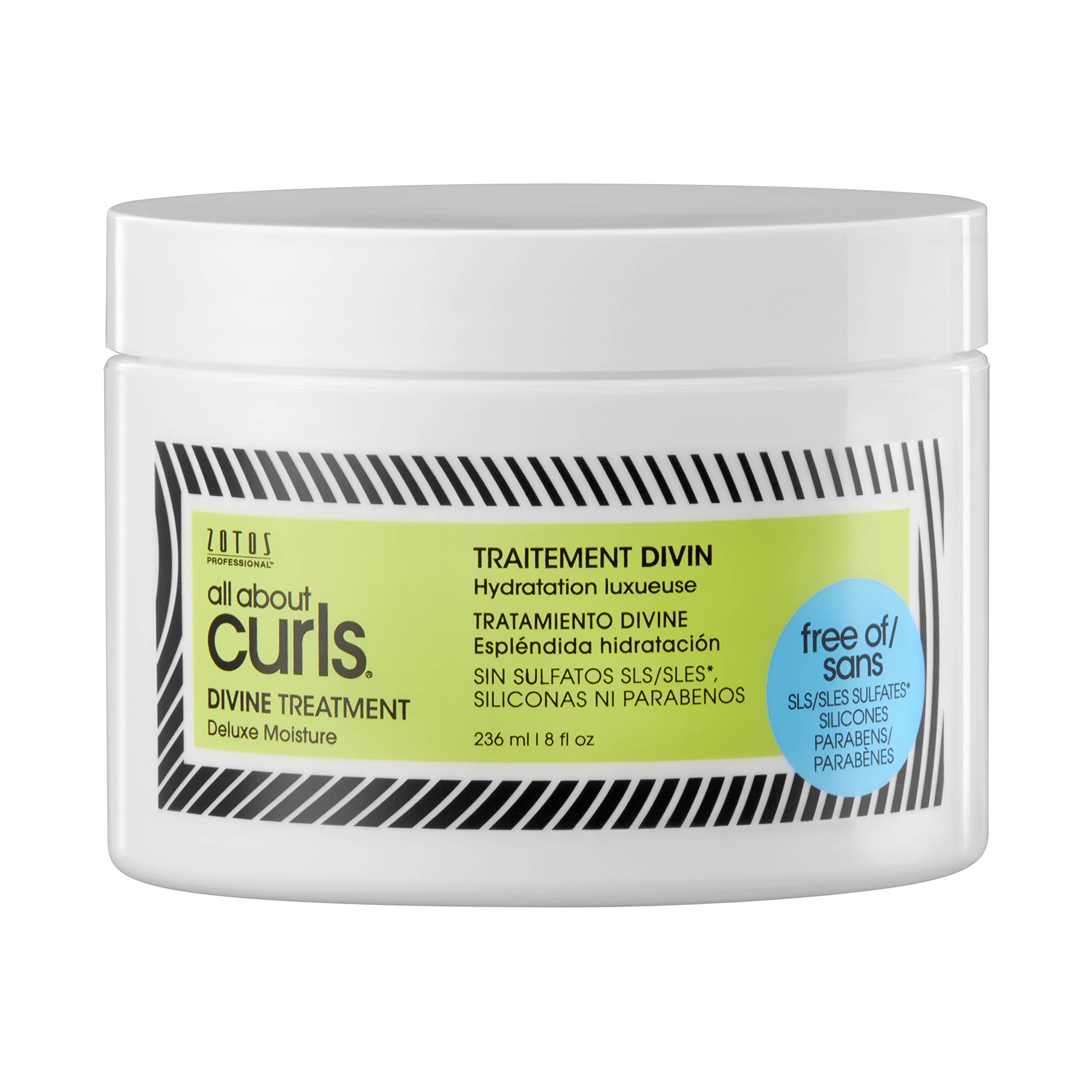 All About Curls Divine Treatment | Deluxe Moisture | Strengthens Hair | 3X Resistance to Breaking | All Curly Hair Types