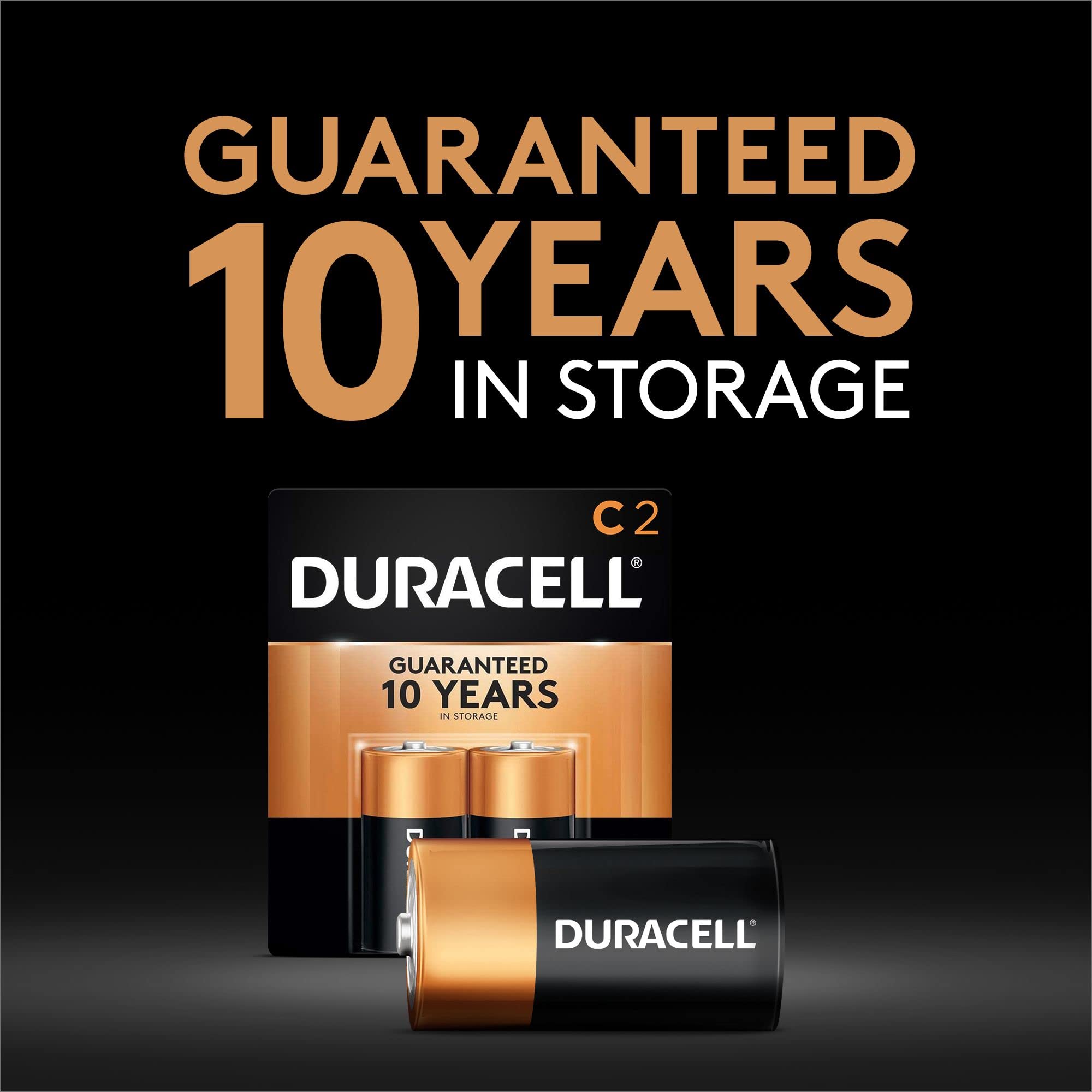 Duracell Copper Top C Duracell Coppertop C Alkaline Batteries 1.5 Volt 2 Each