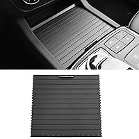 Jaronx Compatible with Mercedes Benz Cup Holder Roller Cover for ML W166 GL X166 2012-2015, GLE W166 GLS W292 2015-2019 Center Console Roller Sliding Cover, Console Roller Blind for ML GL GLE GLS