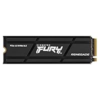 Kingston Fury Renegade 4TB PCIe Gen 4.0 NVMe M.2 Internal Gaming SSD with Heat Sink | PS5 Ready | Up to 7300MB/s | SFYRDK/4000G