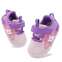 XIHALOOK Baby First Walking Shoes Infant Walker Shoes Toddler Boys Girls Breathable Sneakers Crib Shoes