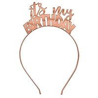 Birthday Headband for Women - It's My Birthday Bitches Sash and Crown Set - Birthday Party Supplies and Gifts