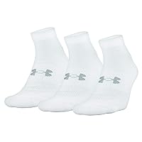 Under Armour Adult Athletic Low Cut Socks, 3-Pairs