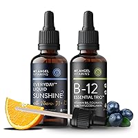 Mt. Angel Vitamins B12 Essential Trio + Everyday Liquid Sunshine2 D3+K2