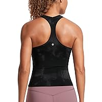 CRZ YOGA Butterluxe Racerback Workout Tank Tops for Women Sleeveless Gym Tops Athletic Yoga Shirts Camisole