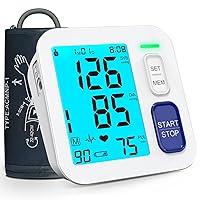 COCACIS Accurate Blood Pressure Monitors, Extra 21” Large Adjustable Upper Arm Blood Pressure Cuff, Oversized Operation Button & Large Display, Smart Blood Pressure Machine with USB Cable