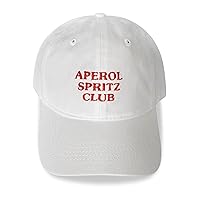 Aperol Spritz Club White Baseball Cap for The Italian Summer Loving Person | Aperol Spritz Drinking, Beach Going, Perfect for The Park, Beach, Italy Streets