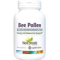 NEW ROOTS HERBAL Bee Pollen 1000mg (100 Count) | All Natural Bee Pollen Capsule Supplement | Rich in Minerals, Vitamins & Essential Amino Acids for Antioxidant Support and Bee Vitality | Non-GMO