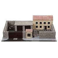 Military Base Mini-Bricks Constructor Set, Grey