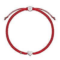 KARMA AND LUCK -Women's Gorgeous Adjustable Drawstring Closure Red String Bracelet Handmade with Love in Bali