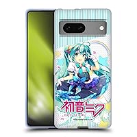 Head Case Designs Officially Licensed Hatsune Miku Stars and Rainbow Graphics Soft Gel Case Compatible with Google Pixel 7