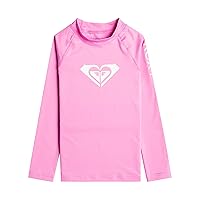 Roxy Girls' Whole Hearted Long Sleeve Rashguard Surf Shirt