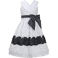 Bonnie Jean Baby Girls' Sleeveless Dot and Stripe Party Dress with Panty