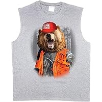 Mens Sleeveless T-shirt Muscle Tee Right to Bear Arms