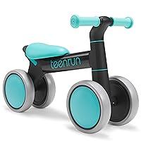 Baby Balance Bike with 4 Wheels, Perfect for 12-36 Month Toddlers, Ideal First Birthday Gift for Boys and Girls