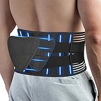 Back Brace for Lower Back Pain Women - Adjustable Back Support Belt for Men, Medium Size