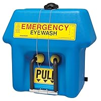 Speakman SE-4000 GravityFlo Portable Emergency Eyewash Unit for Dangerous Worksites, Blue, 21 Gallons