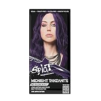 Midnight Tanzanite Semi Permanent Hair Dye Kit, 1 Application, Includes Deep Reconstructor Conditioner, Lasts 30 Washes, No Bleach Required, Vegan & Cruelty Free Hair Color