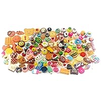 Miniature Food Drink Bottles Pretend Play Kitchen Game Party Toys (Random 20pc Foods)