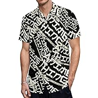 Anime Thing You Wouldn't Understand Men's Shirt Button Down Short Sleeve Dress Shirts Casual Beach Tops for Office Travel