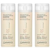 GIOVANNI ECO CHIC 50:50 Balanced Hydrating Clarifying Shampoo - pH Balanced for Over-Processed Hair, Provides Moisture & Protection, Salon Quality, No Parabens, Color Safe - 8.5 oz (3 Pack)