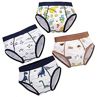 boys' underwear soft cotton triangle panties cartoon breathable boys' underwear (4 sets)