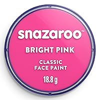 Snazaroo Classic Face and Body Paint, 18.8g (0.66-oz) Pot, Bright Pink