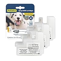 PetSafe Spray Refill - Citronella - No-Mess Replacement Cartridges Spray Dog Bark Collar Remote Training Collar - Refill Cartridge Only - 3-Pack - PAC00-16371