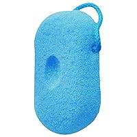 Professional Luxe Bath Sponge for Bathing,Multipurpose Soft Loofah,Face and Body Scrubber Loufah for Men, Women and Kids, Sky Blue