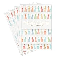 Hallmark Signature Pack of 4 Birthday Cards or Congratulations Cards (Some Days Call for a Celebration)