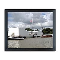 The USS Arizona Memorial is seen December 5, 2003 at Pearl Harbor in Honolulu, Hawaii. 13