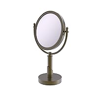 Allied Brass SH-4/3X Soho Collection 8 Inch Vanity Top 3X Magnification Make-Up Mirror, Antique Brass