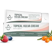 Topical Vulva Cream - Daily Feminine Care Moisturizer Helping with Vaginal Dryness, Burning, Itching, Lubrication & Comfort for Women Estrogen Free, Non-GMO. Omega-7, Vitamin E - 1.76 Fl Oz, 1 Pack