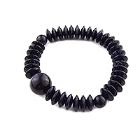 Blue Goldstone Mala Beads Bracelet Gemstone Japanese Juzu Buddhist Prayer beads Asian Rosary Braceley for Men