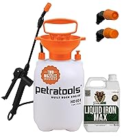 Liquid Iron for Lawns - Chelated Iron 1 Gallon Pump Sprayer Bundle, Liquid Iron for Plants, Liquid Lawn Fertilizer Concentrate Solutions, Lawn Iron Formula, EDTA-Free & Made in The USA (32 Oz)