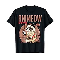 Embrace anime and cats love: show in Kimono T-Shirt