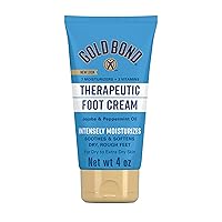 Therapeutic Foot Cream, 4 oz. (Pack of 3), With Jojoba & Peppermint Oil, Foot Moisturizer